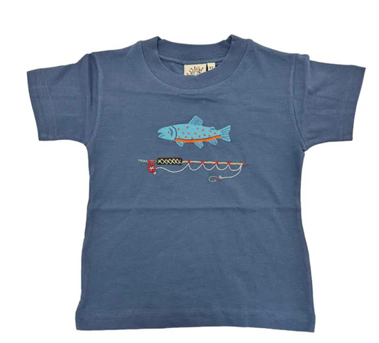Trout And Fly Rod T-Shirt
