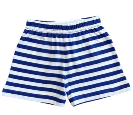 Jersey Shorts Blue & White Stripe
