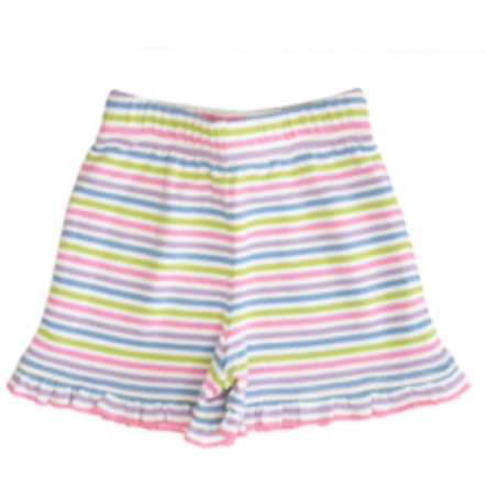 Ruffle Shorts Striped