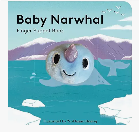 Baby Narwhal Finger Puppet Book