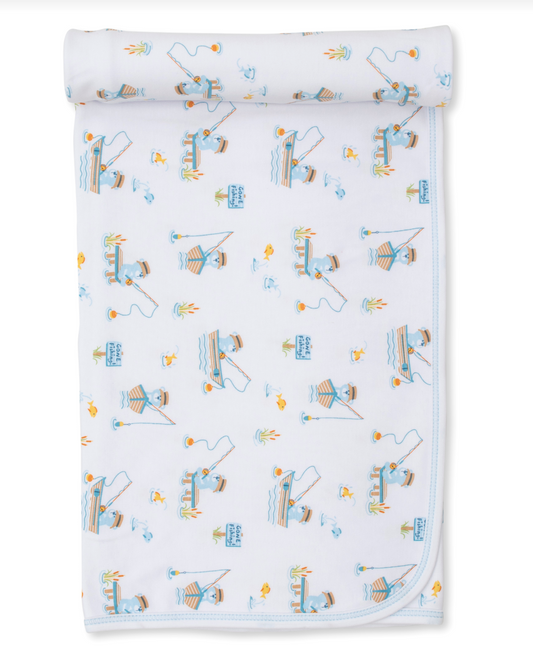 Rather Be Fishing Blanket