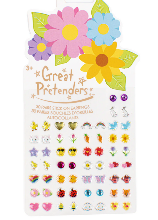 Spring Flowers Sticker Earrings