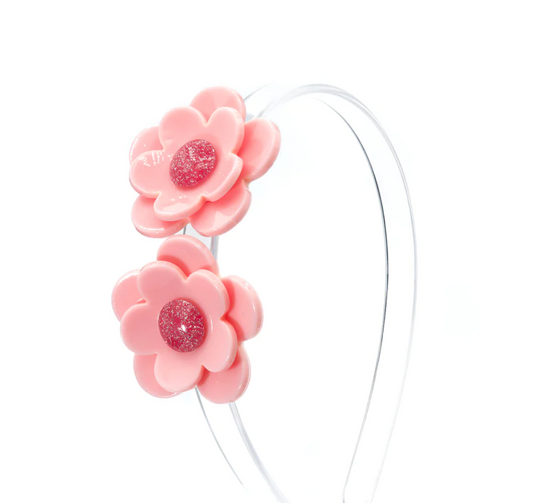 Camellia Flower Pink Headband