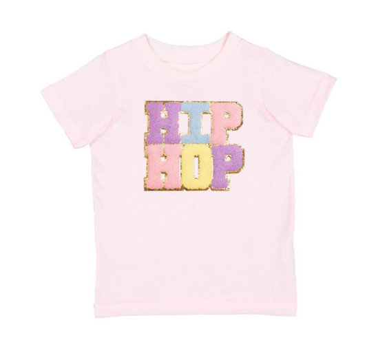 Hip Hop Patch Easter Short Sleeve T-Shirt - Ballet