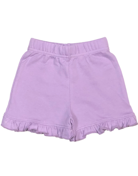 Lavender Ruffle Shorts