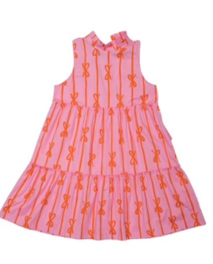 Addison Pink Bow Dress