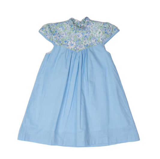 Ophelia Blue Floral Dress