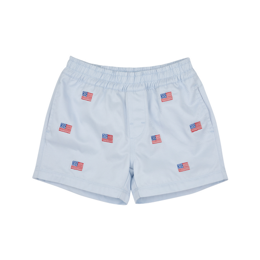 Critter Sheffield Shorts - Buckhead Blue/Multicolor/American Flags