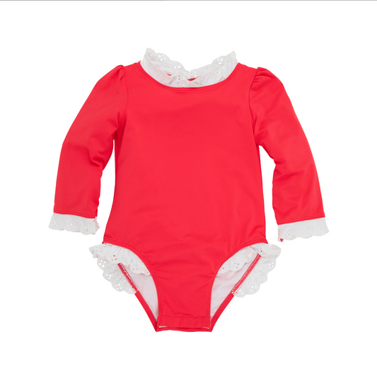 Sarasota Surf-Suit Richmond Red/Worth Ave White