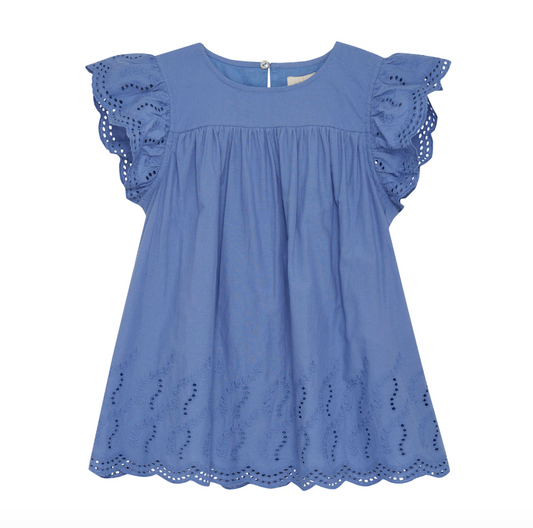 Colony Blue Top Embroidery