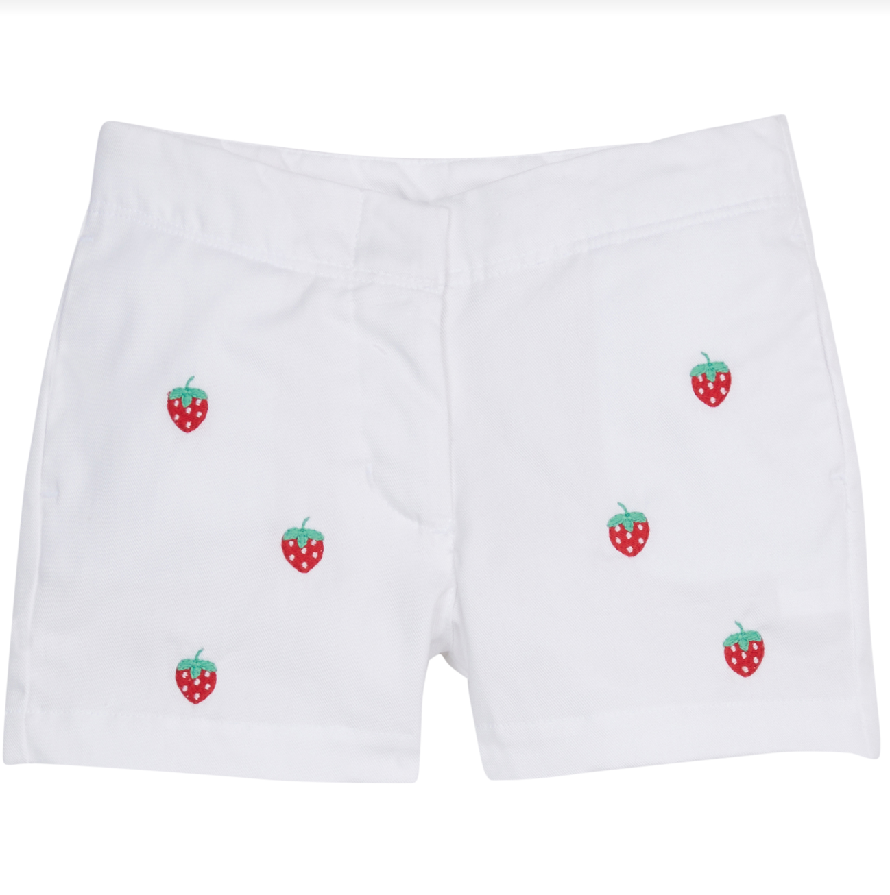 Embroidered Mini Short - Strawberry