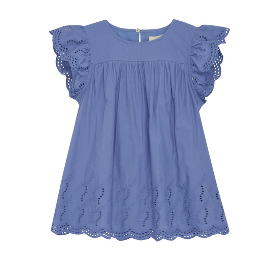 Colony Blue Embroidered Top