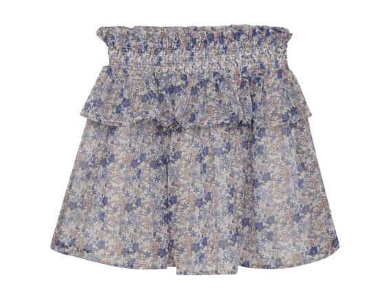 Buttercream Floral Skirt Lurex