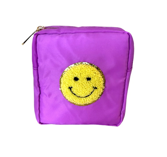 Smiley Face Varsity Bag