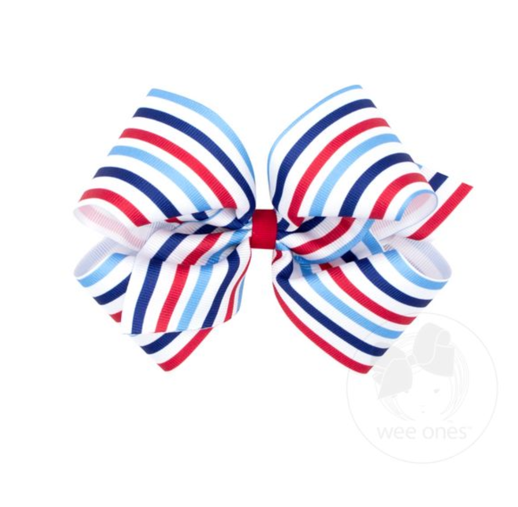 Americana Printed King Bow