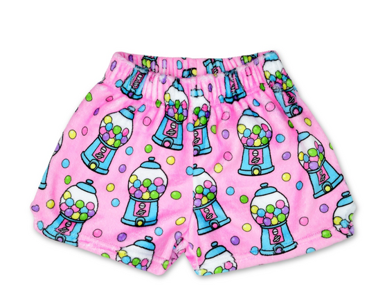 Bubblegum Fun Plush Shorts