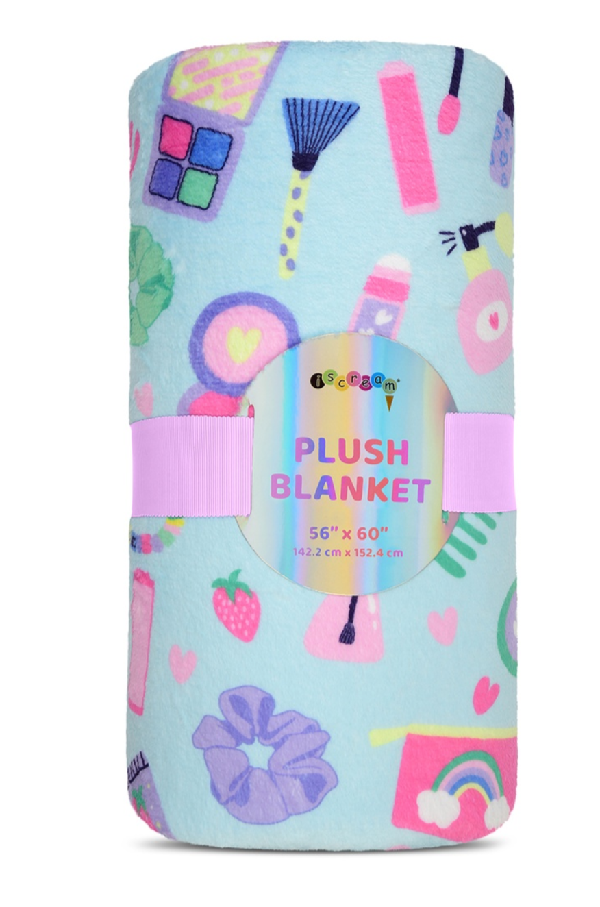 Wake Up and Makeup Plush Blanket