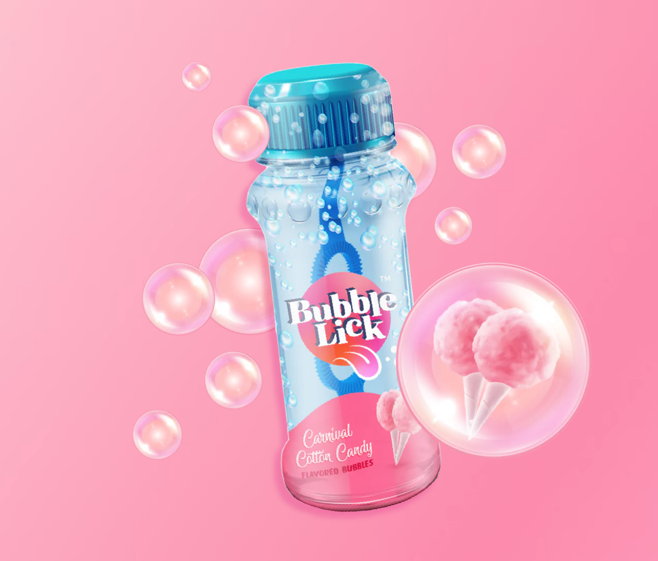 Bubble Lick Flavored Bubbles