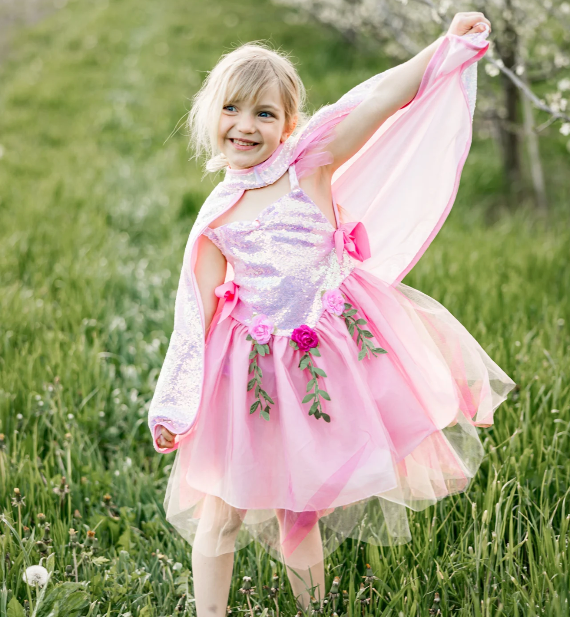 Pink Sequins Forest Fairy Tunic