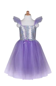 Sequins Lilac Princess Dress