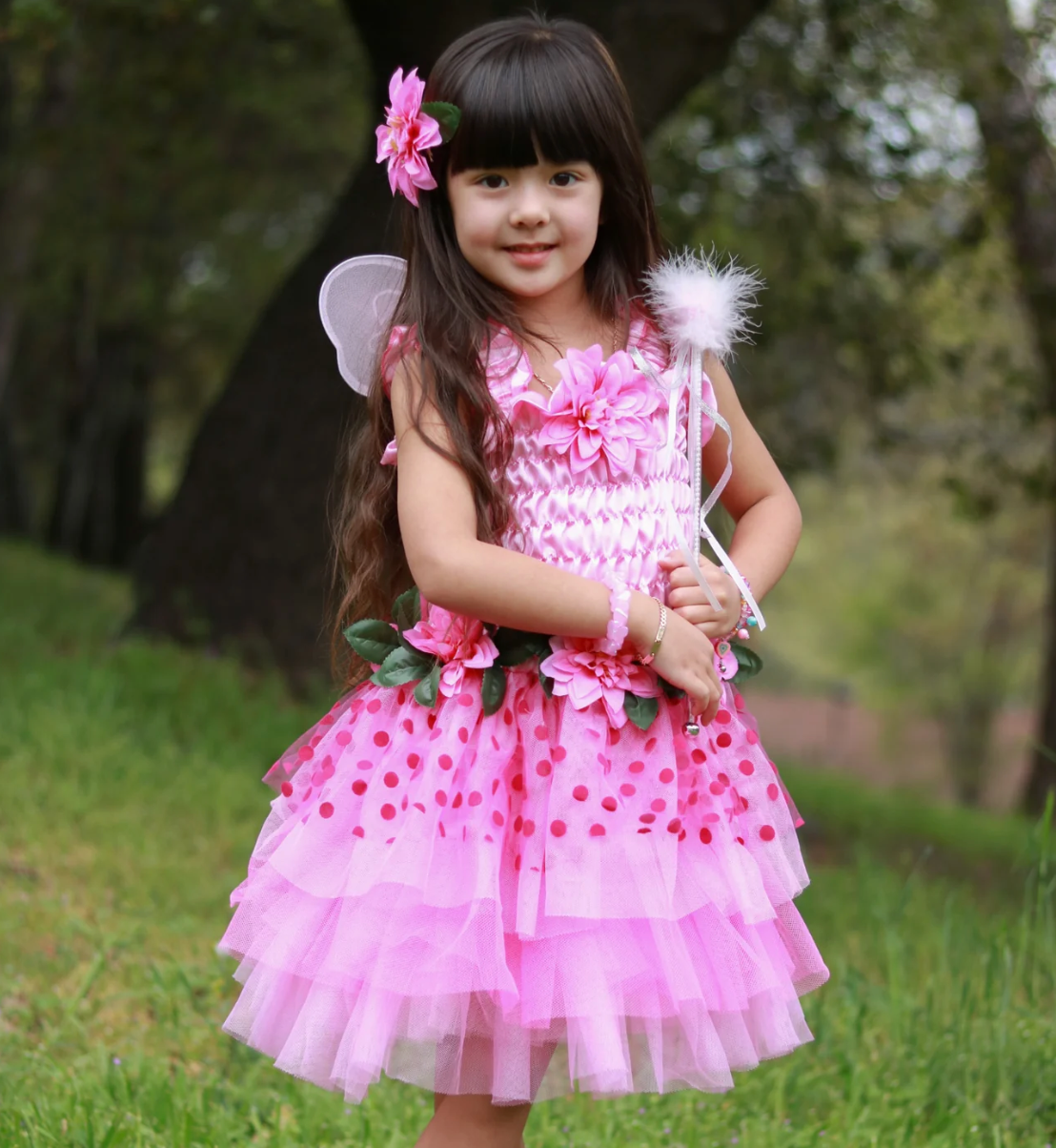 Fairy Blooms with Wings Hot PInk
