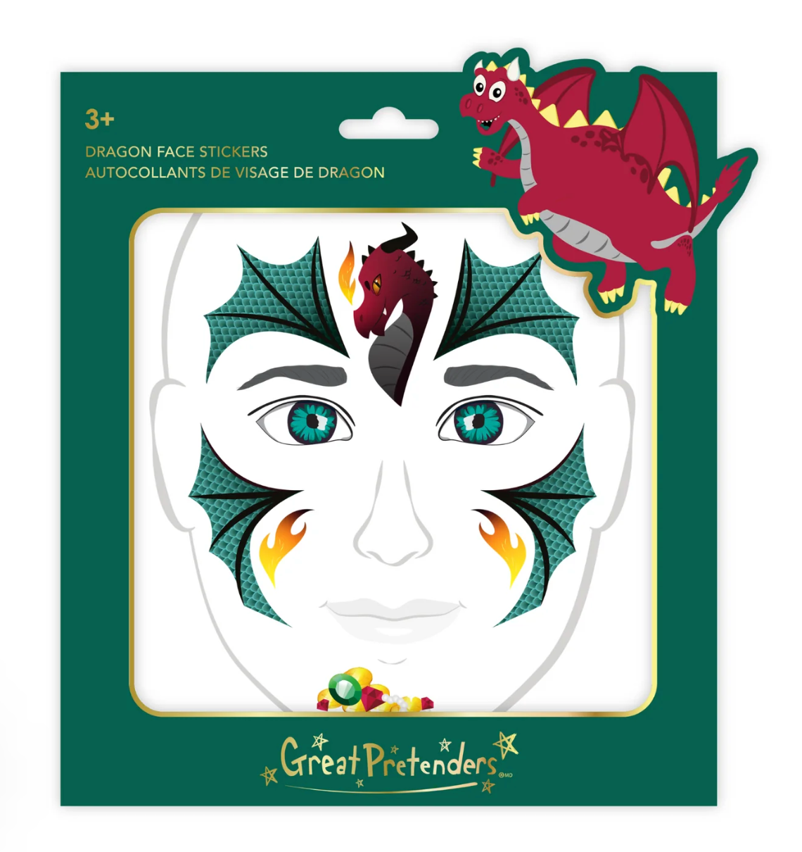 Dragon Face Stickers