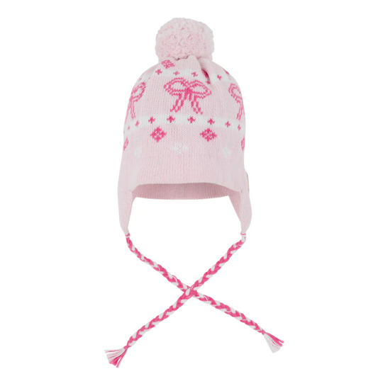 Parrish Pom Pom Hat Palm Beach Pink/Hamptons Hot Pink/Bows