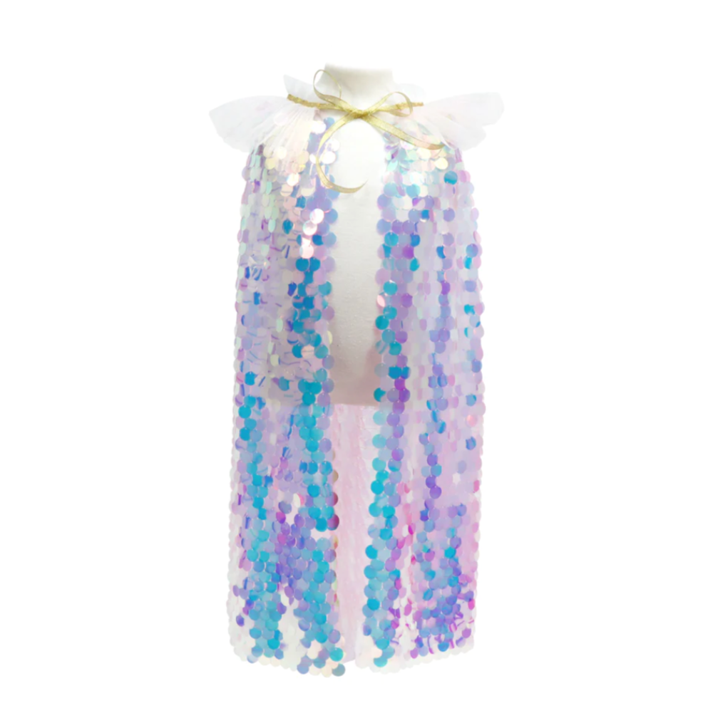 Shimmering Mermaid Sequinned Party Cape