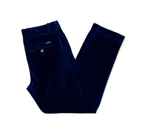 Palmetto Pants Bulls Bay Blue Velveteen