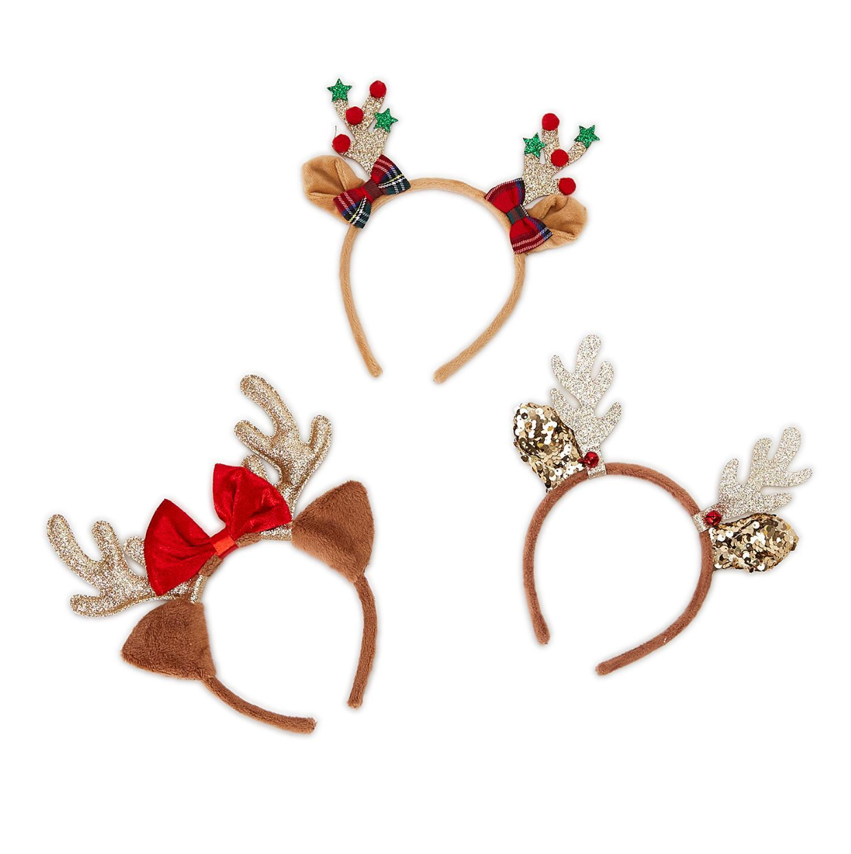 Glitter Antlers Headband