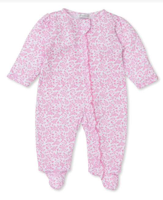 Blooming Vines Footie with Zipper