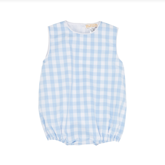 Benjamin Bubble Woven Beale Street Blue Check/Worth Avenue White