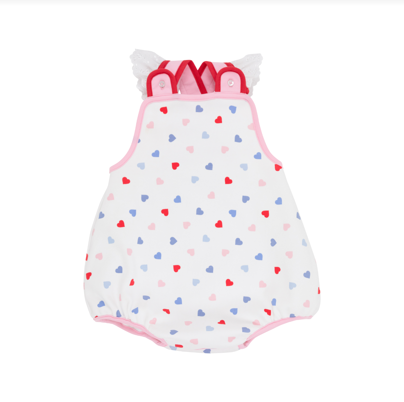 Saylor Sunsuit Pima Happy Hearts