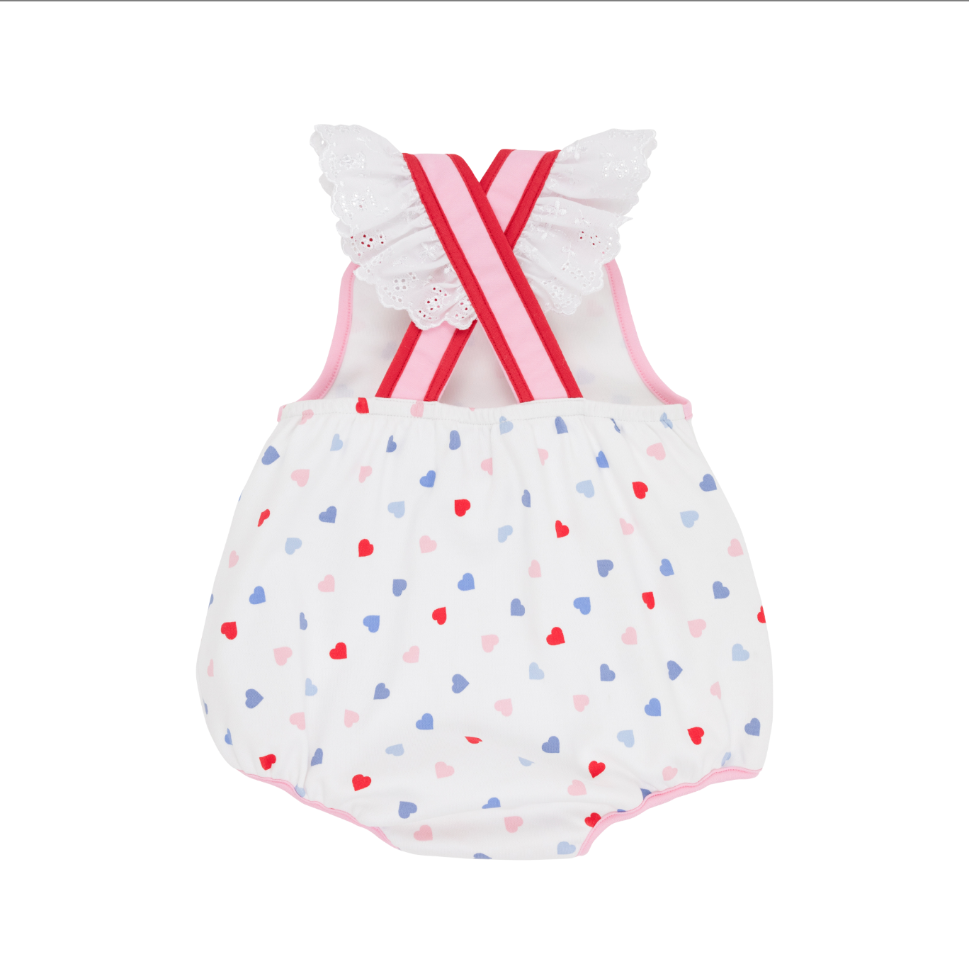 Saylor Sunsuit Pima Happy Hearts