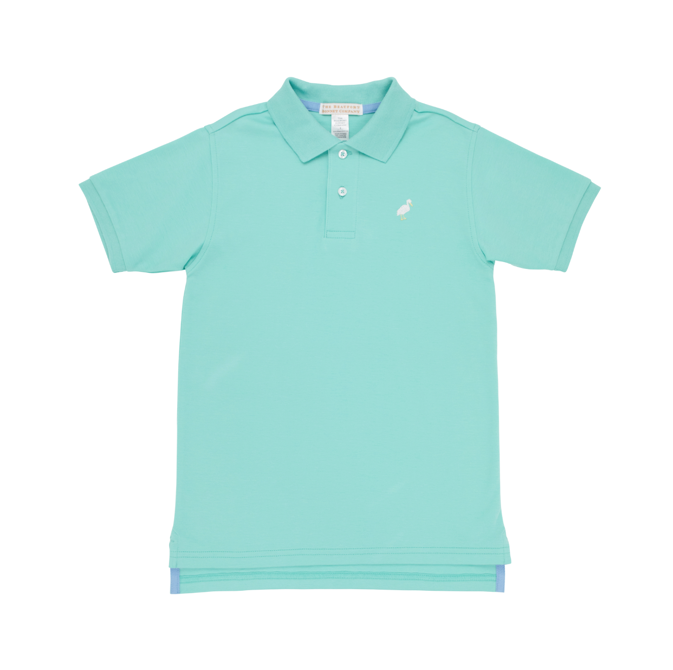 Prim and Polo Polo SS Pima Turks Teal/Multicolor