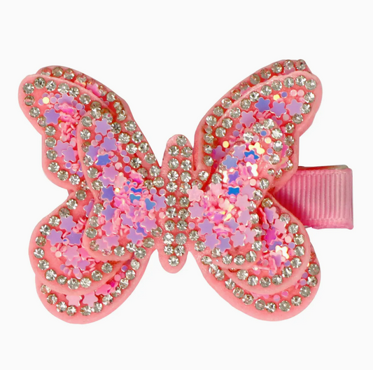 Sparkling Butterfly Clip