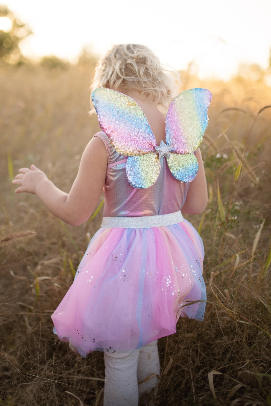 Neon Rainbow Skirt/Wings/Wand