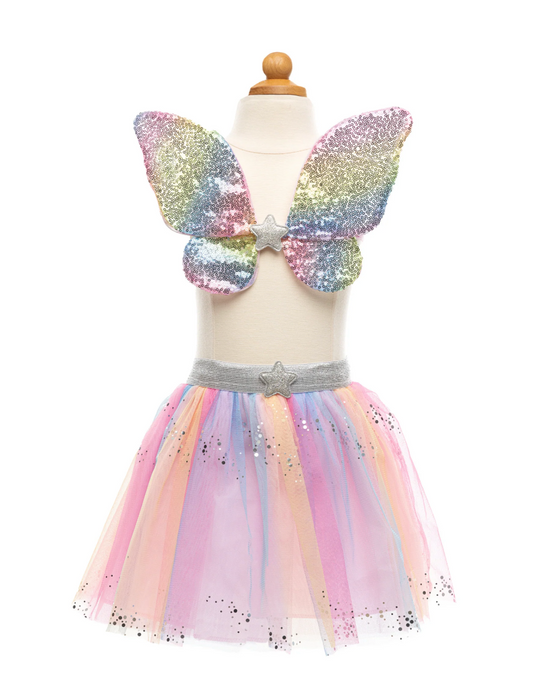 Neon Rainbow Skirt/Wings/Wand