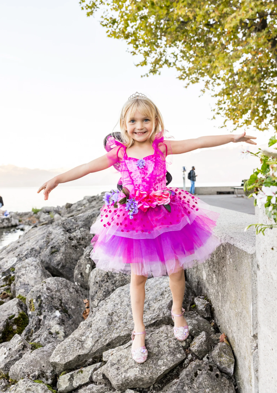 Fairy Blooms Deluxe Dress/Wings Lilac/Pink