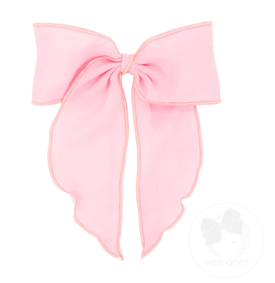 King Cotton Gauze Fabric Bow