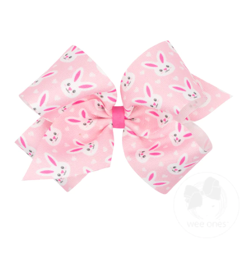 Mini Easter & Spring Print Bow