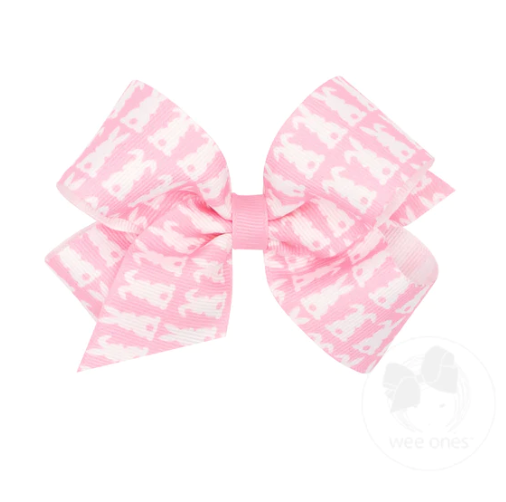 King Easter & Spring Print Bow