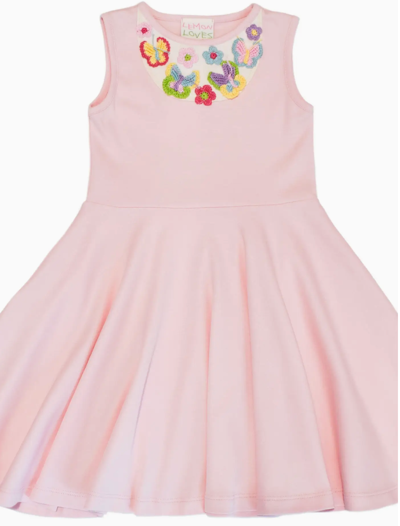 Spring Blossom Dress Rose Shadow