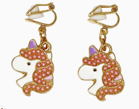 Unicorn Clip-on Earrings