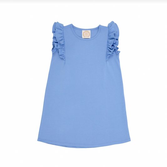 Ruehling Ruffle Dress Barbados Blue