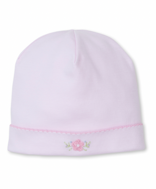 SCE Flower Bouquet Hat with Hand Embroidery Pink