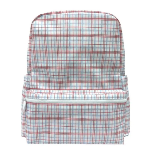 BACKPACKER- Classic Plaid Red