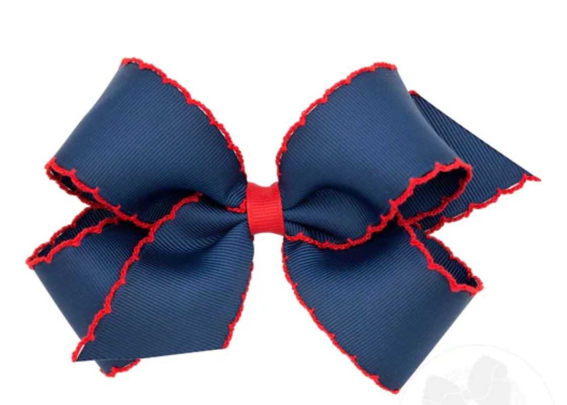 Medium Moonstitch Grosgrain Bow