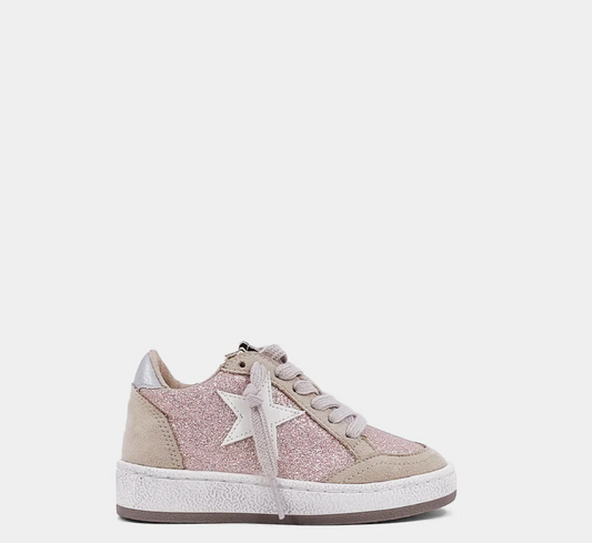 Paz Toddler Champagne Glitter Sneakers