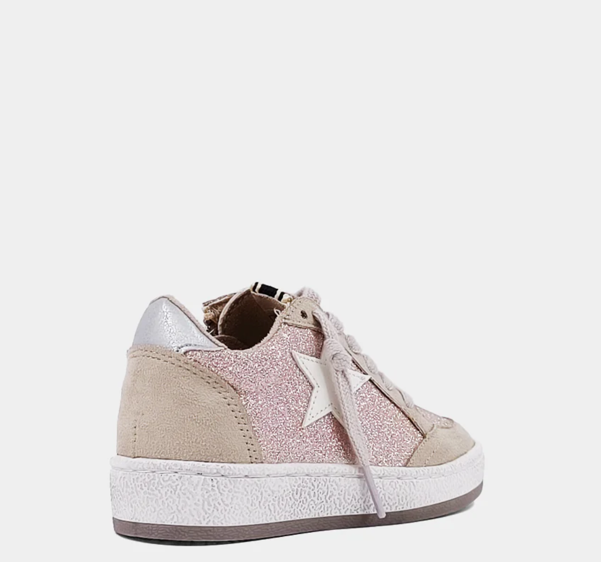 Paz Toddler Champagne Glitter Sneakers